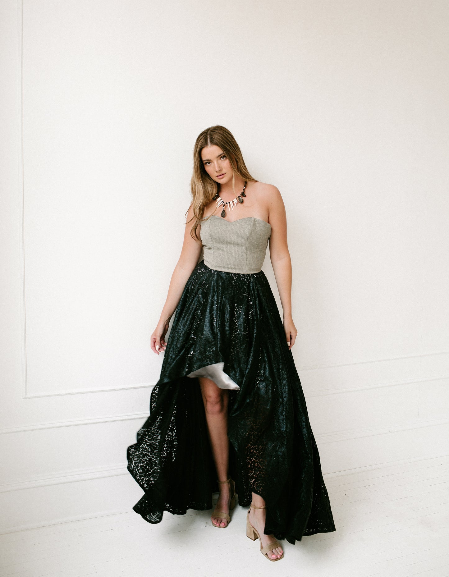 Leather Lace Dress