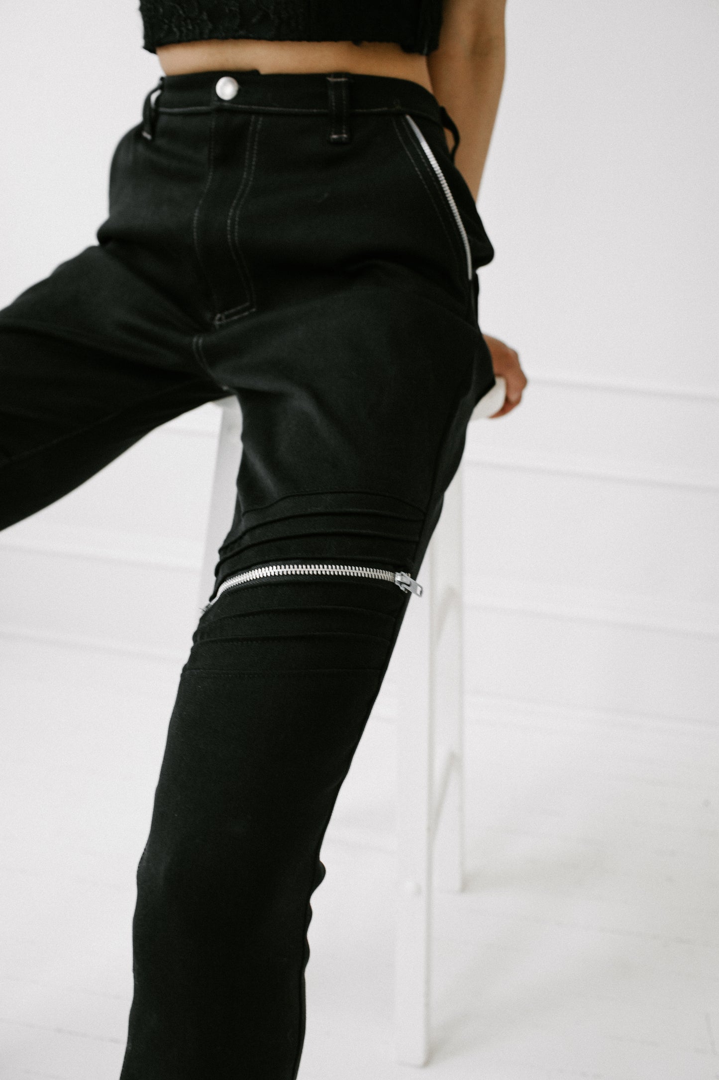 Zipper Jeans